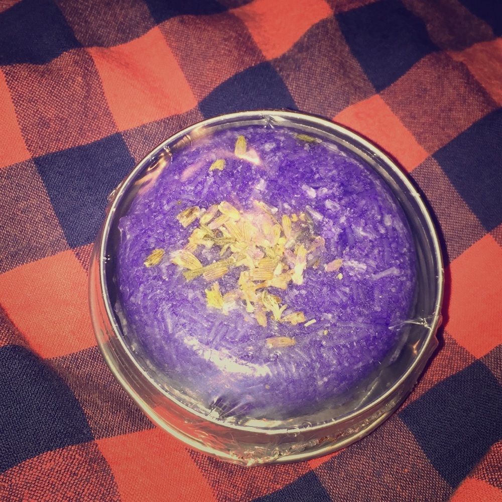 Feeling smitten lavender juniper shampoo bar